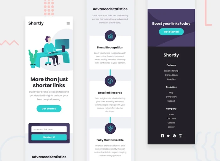 screenshot of learning platform website with different courses